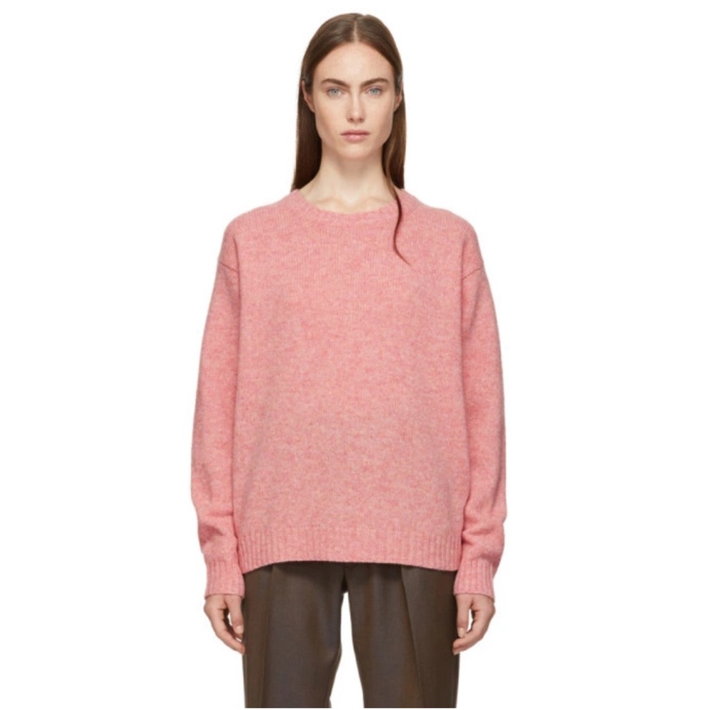 Acne Studios Peach Pink Wool Samara Sweater Small